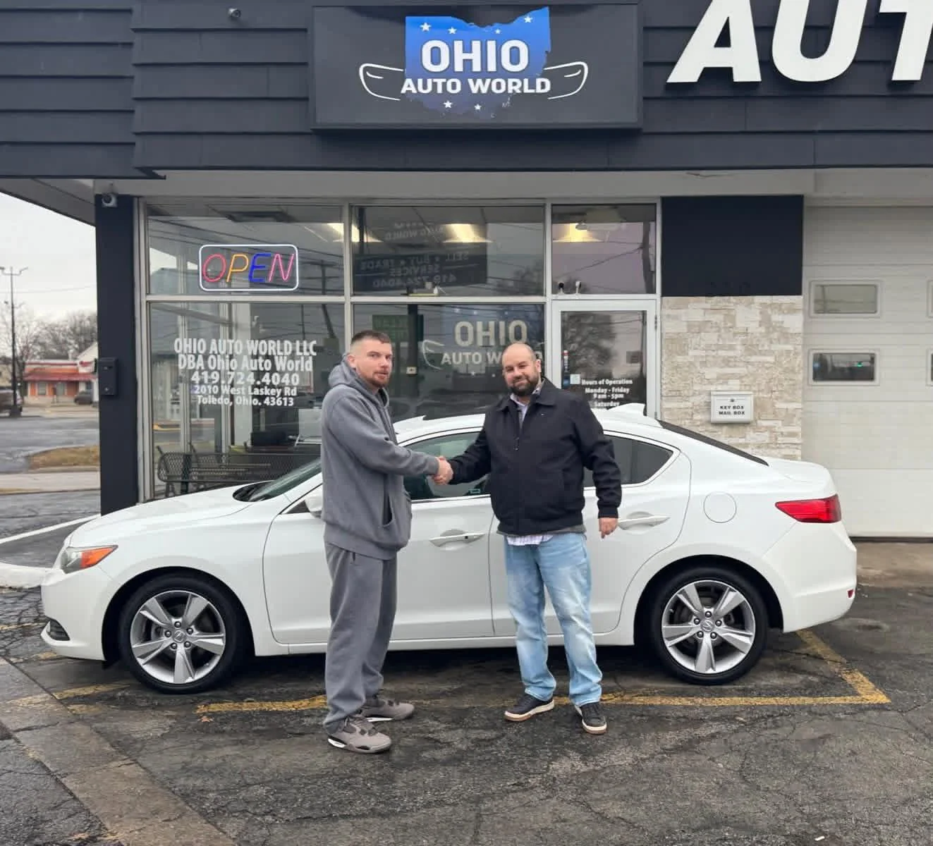 Ohio Auto World customer